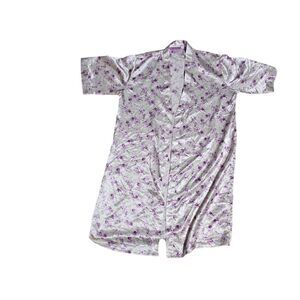 Women's DO NOT DISTURB Floral Robe Y2K